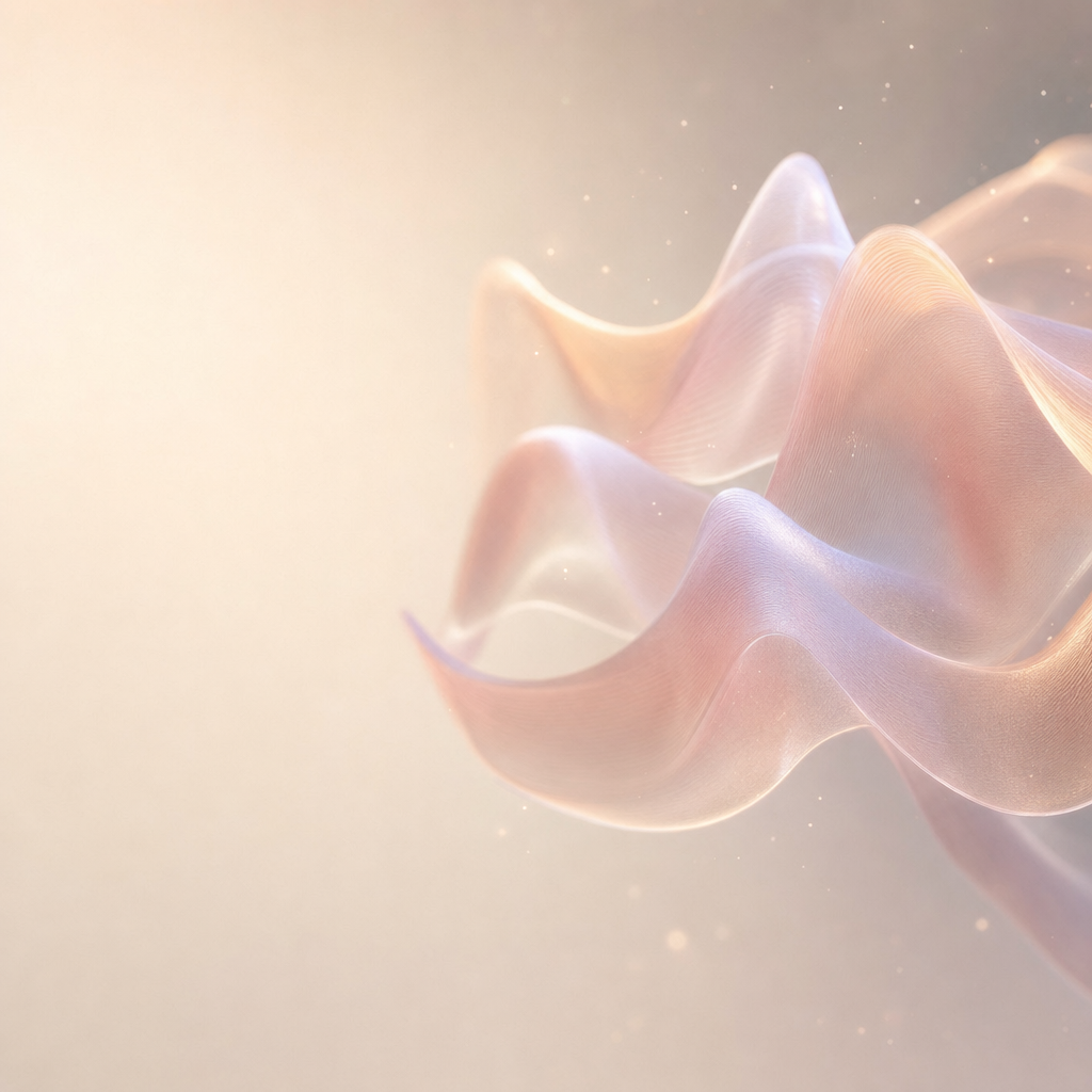 Textura abstracta de ondas suaves en tonos pastel